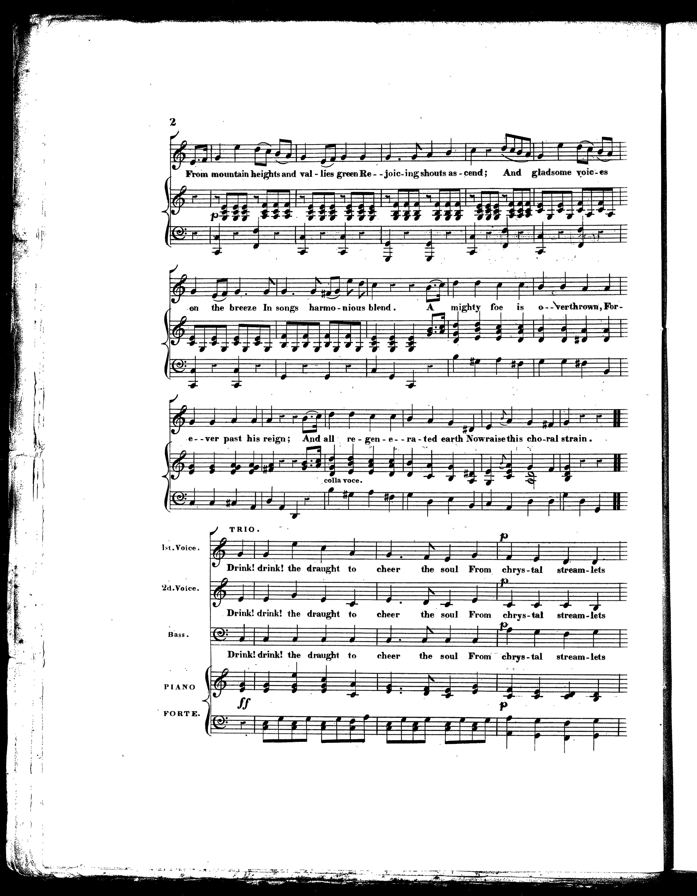 Page 2: Verse and chorus begin